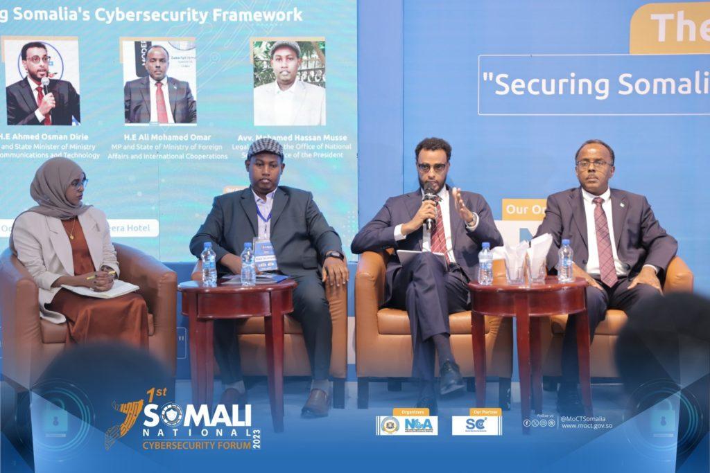 First panel of Somalia Cybersecurity Fourm
