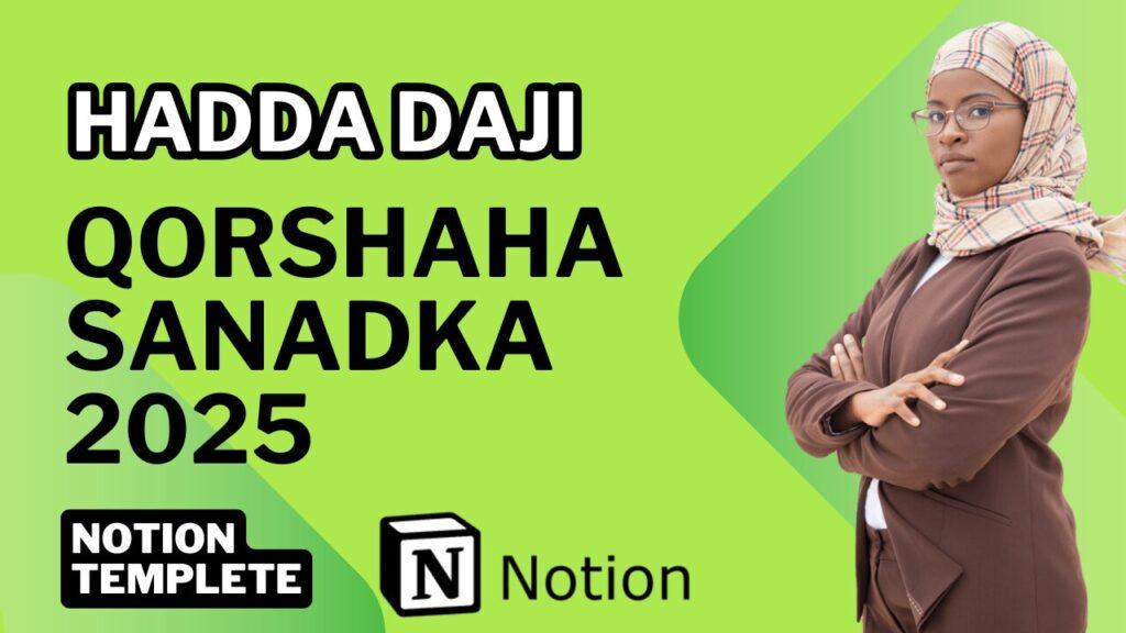 Qorshaha Sanadka 2025